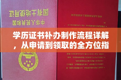 宁远学历证书补办制作流程详解，从申请到领取的全方位指南