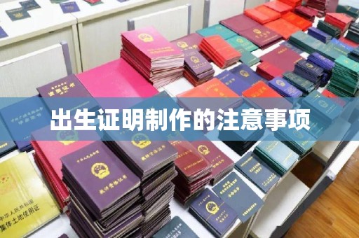 宁远出生证明制作的注意事项