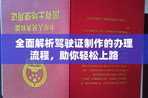 宁远全面解析驾驶证制作的办理流程，助你轻松上路