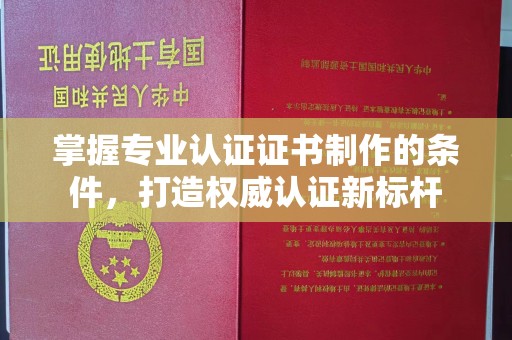 宁远掌握专业认证证书制作的条件，打造权威认证新标杆