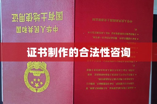 宁远证书制作的合法性咨询