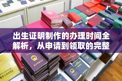 宁远出生证明制作的办理时间全解析，从申请到领取的完整指南